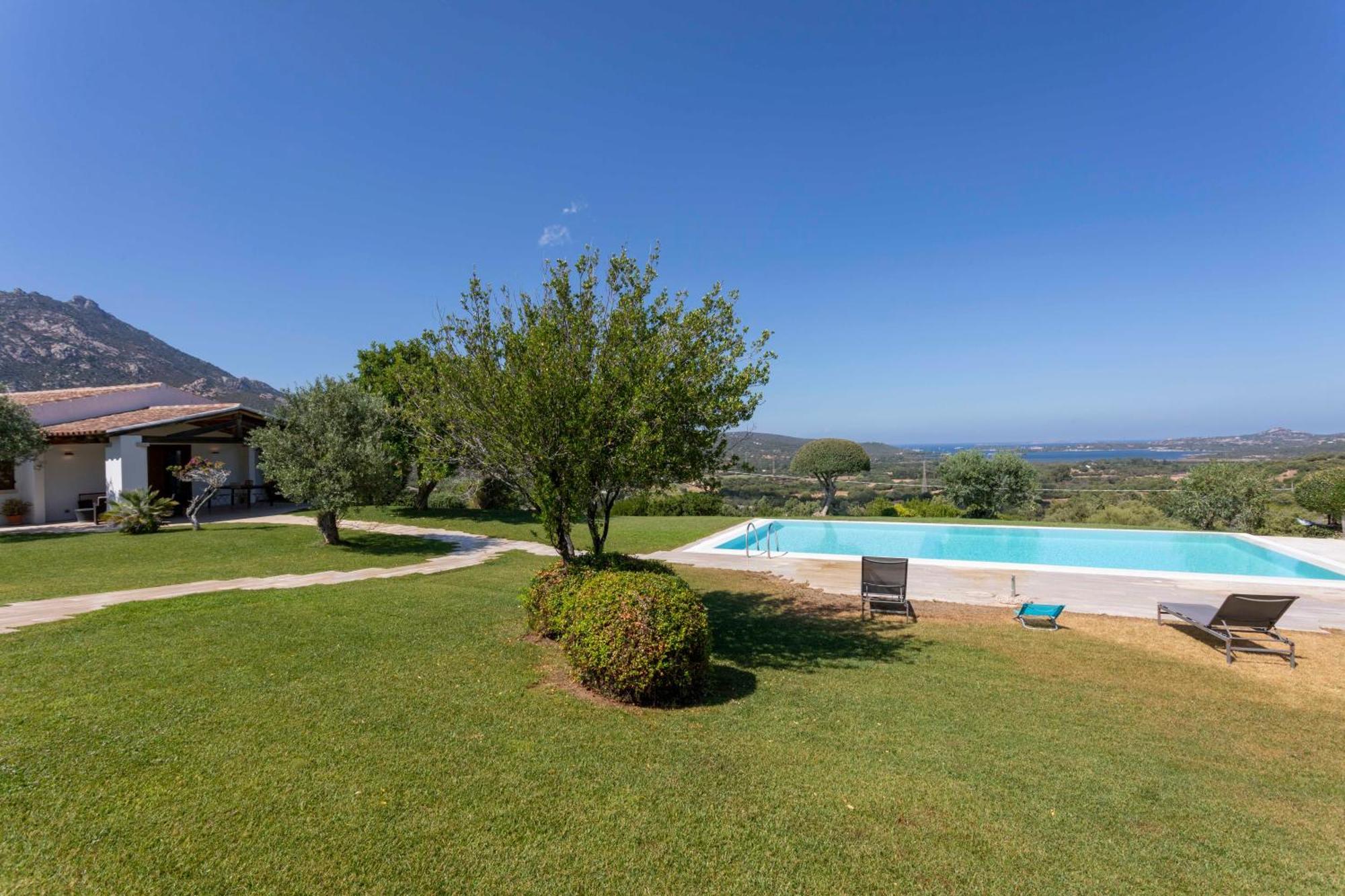 Villa Alba Esclusiva Villa Con Piscina A Sfioro E Vista Mozzafiato Sul Mare Куньяна Экстерьер фото